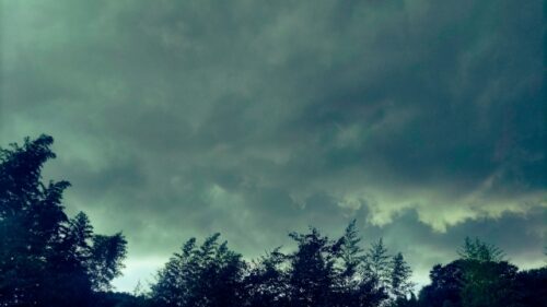 雲行きの怪しい空