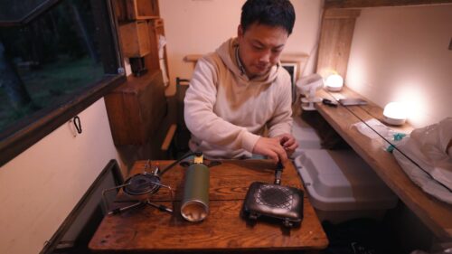 旅する家の物語のシングルバーナー