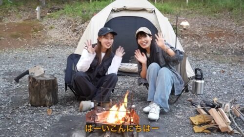 なゆキャンとコラボするあやあやCAMP