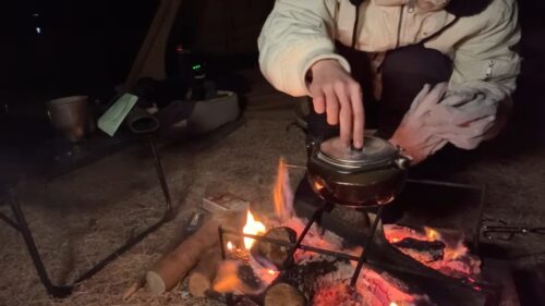 たまキャンプのトランギアケトル