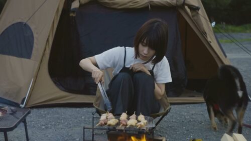 たまキャンプの手元