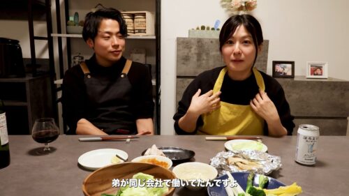 弟が同じ会社で働いていたことを語るカムラフウフのりょうこ