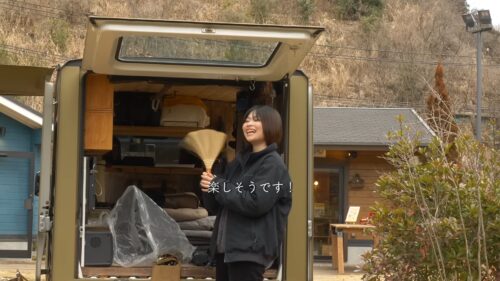 Small base campと娘